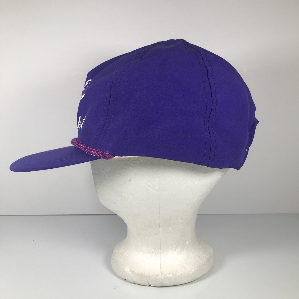 Vintage‎ Ed And Jeans Market purple baseball cap rope Headwear KC - Picture 2 of 5